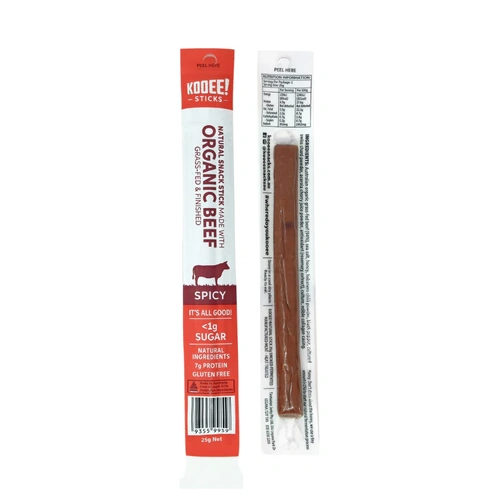 Kooee Organic Stick Beef Spicy 25g