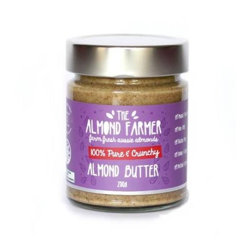 The Almond Farmer Pure & Crunchy Almond Butter 250g