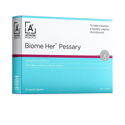 Activated Probiotics Biome Her Pessary 10c