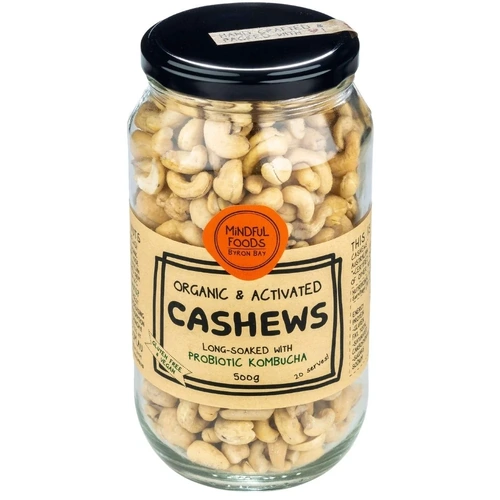 Mindful Foods Cashews Organic & Activated 520g