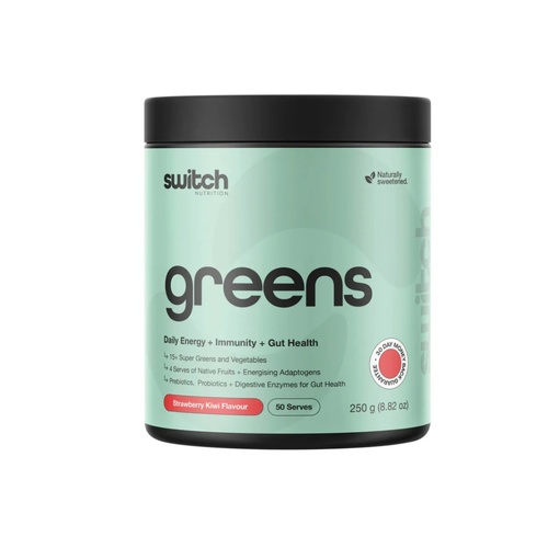 Switch Nutrition Greens Strawberry Kiwi 250g