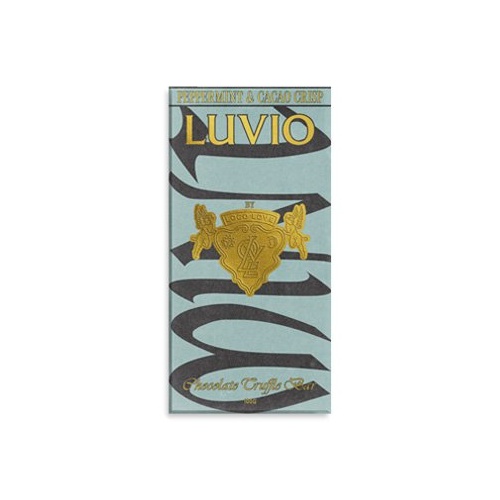 Luvio Peppermint & Cacao Crisp Chocolate Truffle Bar 90g