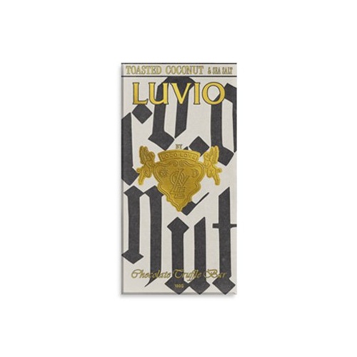 Luvio Toasted Coconut & Sea Salt Chocolate Truffle Bar 90g