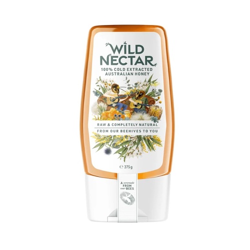 Wild Nectar Pure Australian Honey Squeeze 375g