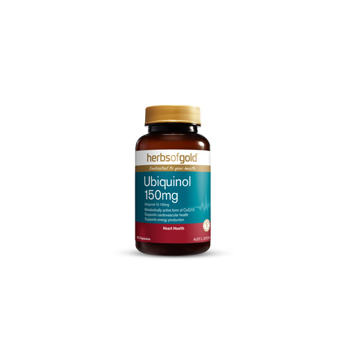 Herbs of Gold Ubiquinol 150mg 30c
