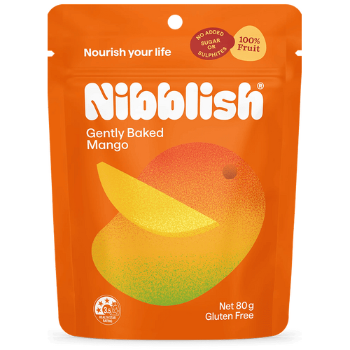 Nibblish Gently Baked Mango 80g