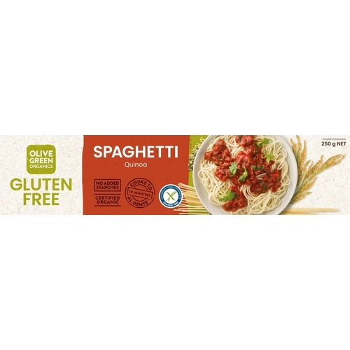 Olive Green Organics GF Spaghetti Red Lentil & Quinoa 250g