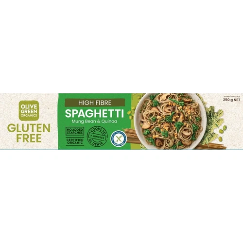 Olive Green Organics GF Mung Bean & Quinoa Spaghetti 250g
