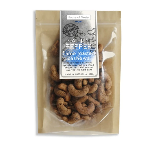 House of Nestar Salt n Pepper Cashews 150g