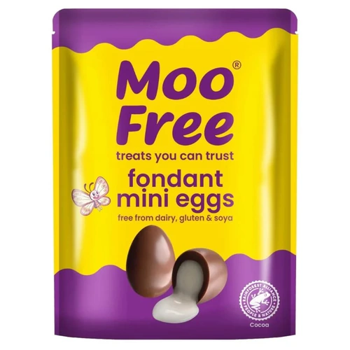 Moo Free Fondant filled Mini Eggs 84g