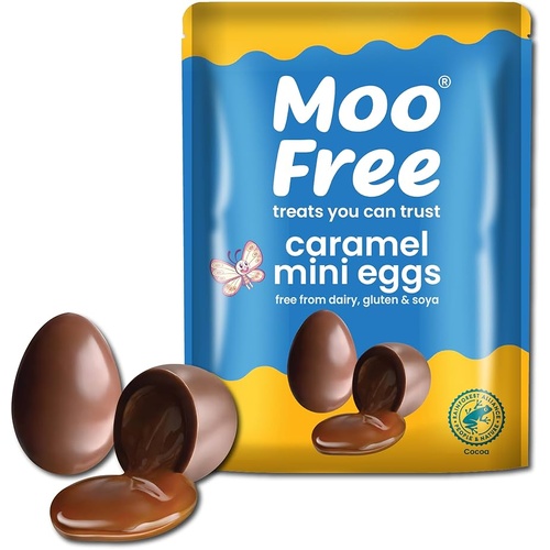 Moo Free Caramel Mini Eggs 84g