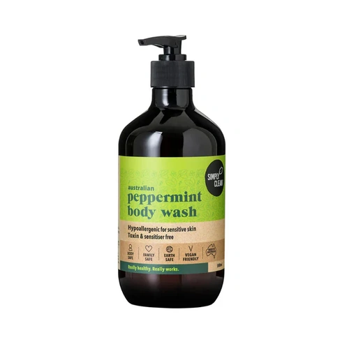 Simply Clean Body Wash Peppermint 500ml