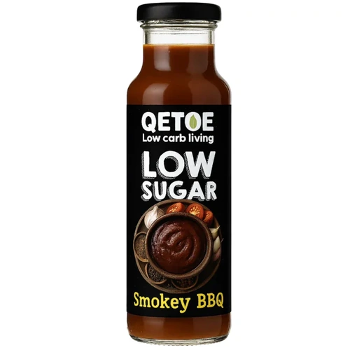Qetoe Low Sugar Smokey BBQ Sauce 250ml