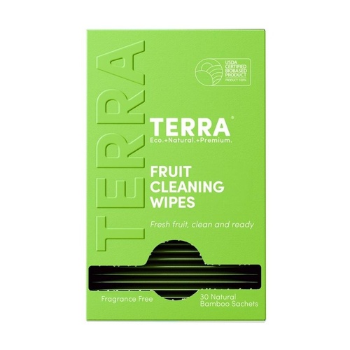 Terra Fruit Cleaning Wipes 30 sachets