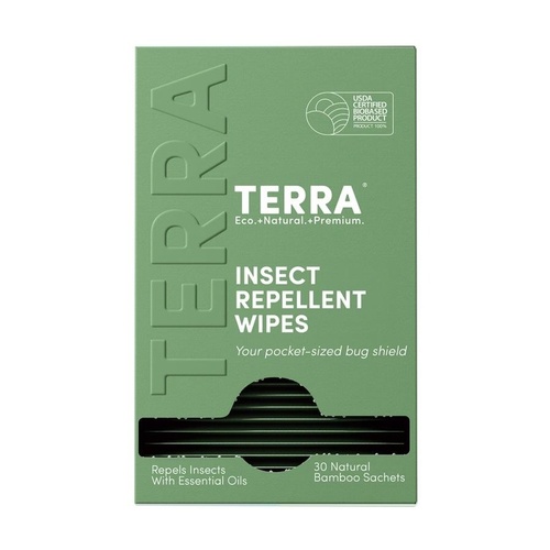 Terra Insect Repellent Wipes 30 sachets