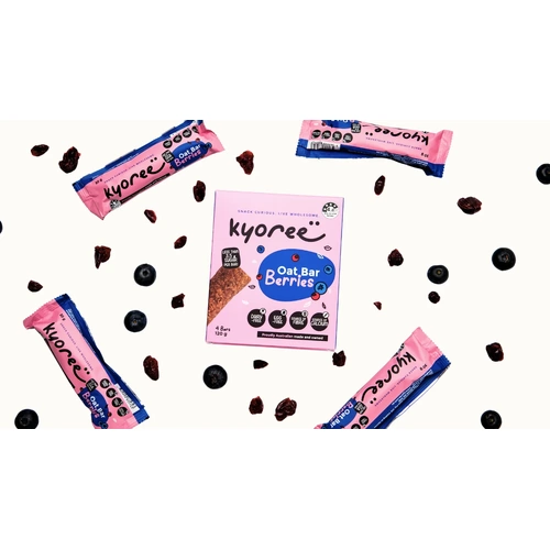 Kyoree Oat Bar Berries 4x30g