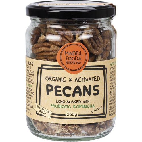 Mindful Foods Pecans & Activated 220g