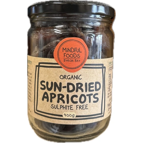 Mindful Foods Apricots Organic Sulphite Free 400g