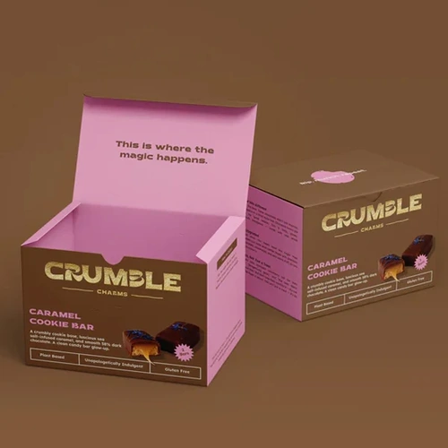 Crumble Charms Caramel Cookie Bar 2pk 110g