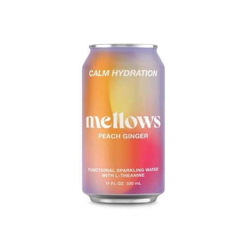 Mellows Calm Hydration Peach Ginger 330mL