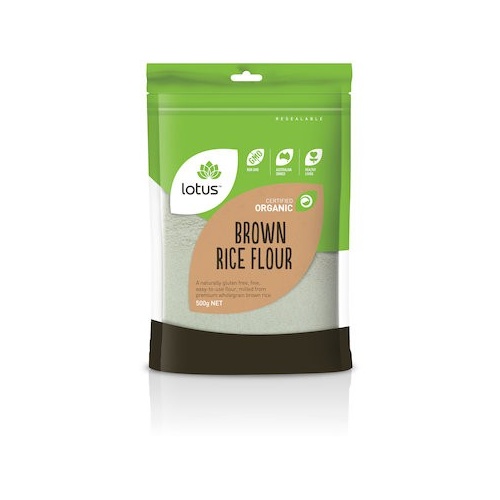 Lotus Organic Brown Rice Flour 500g