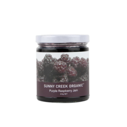Sunny Creek Organic Purple Raspberry Jam 310g