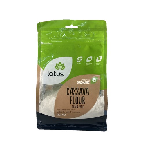 Lotus Organic Cassava Flour Grain Free 660g