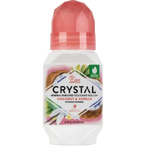 Crystal Roll-On Deodorant Coconut & Vanilla 66ml