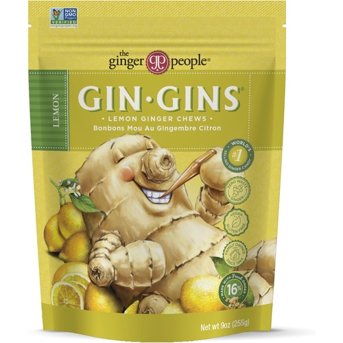 The Ginger People Gin Gins Lemon Ginger Chews 60g