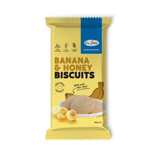 Fine Fettle GF Banana and Honey Biscuits 100g