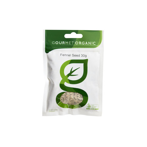 Gourmet Organic Herbs Organic Fennel Seeds 30g