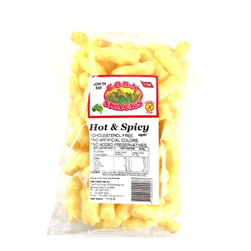Tisa Hot & Spicy Corn Snacks 40g