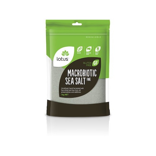 Lotus Macrobiotic Fine Sea Salt 1kg