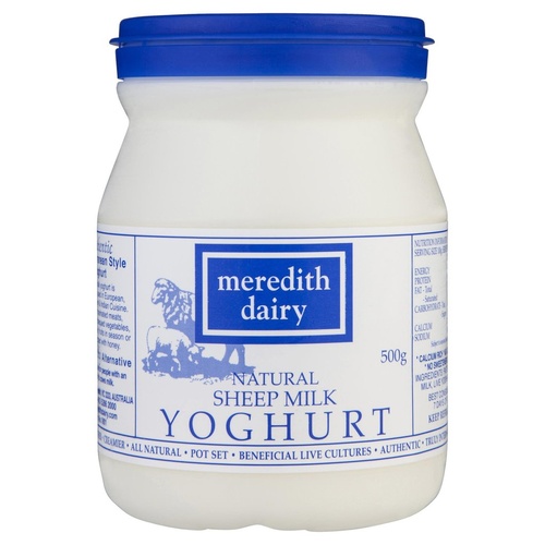 Meredith Dairy Natural Sheeps Milk Yoghurt 500g