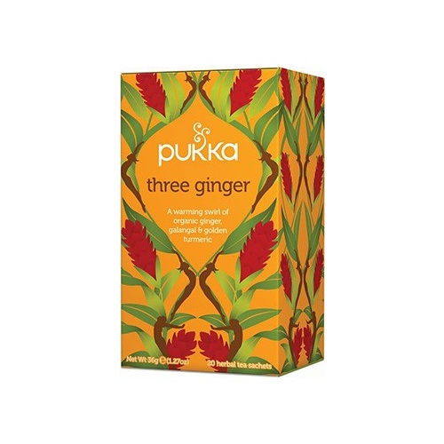 Pukka Three Ginger Galangal & Turmeric Tea (20 Bags) 36g