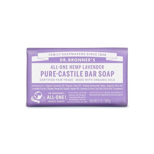 Dr Bronners Lavender Castile Soap Bar 140g