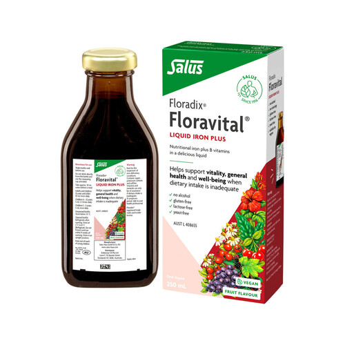 Salus Floradix Floravital Liquid Iron Plus 250ml