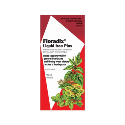 Floradix Liquid Iron Plus 500ml