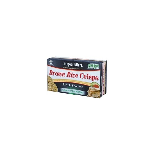 Deligrains Black Sesame Brown Rice Crisps 100g