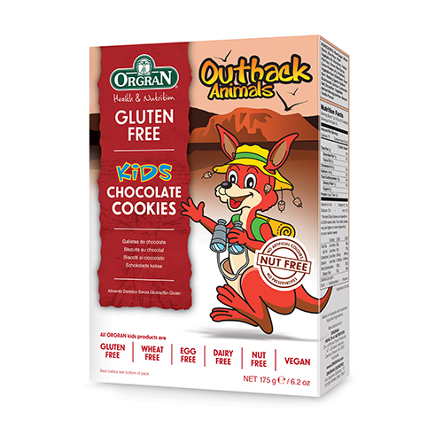 Orgran Chocolate Cookies Outback Animals (Box) 175g