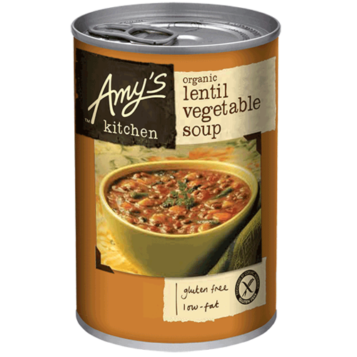 Amys Lentil Vegetable Soup 411g