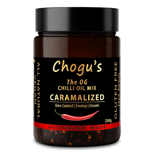 Chogu's Chilli Oil Mix Caramalized 250g