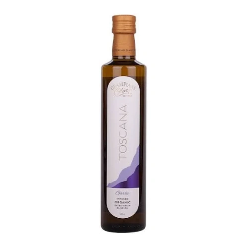 Grampians Organic Garlic Infused Extra Virgin Olive Oil 500ml