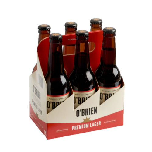 O'Brien Gluten Free Premium Lager 330mL (6 Pack)