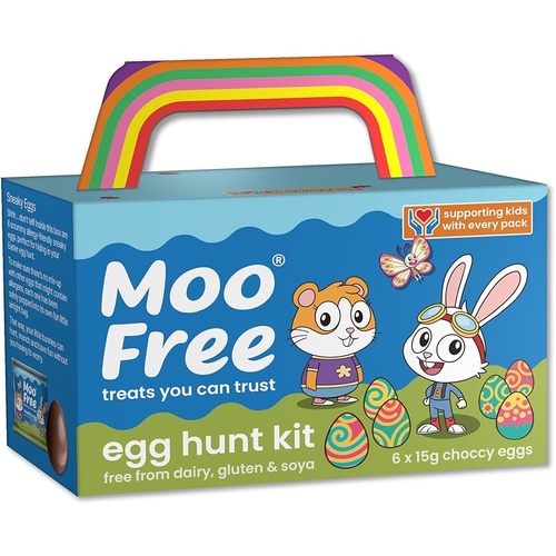 Moo Free Easter Egg Hunt Box (6 Pack) 90g