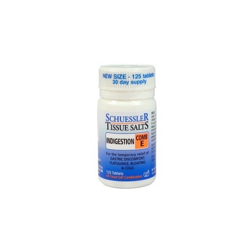 Schuessler Tissue Salts Comb E: Indigestion (125 Tablets)