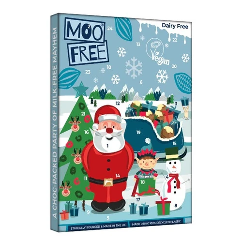 Moo Free Dairy Free Advent Calendar White Choc  70g