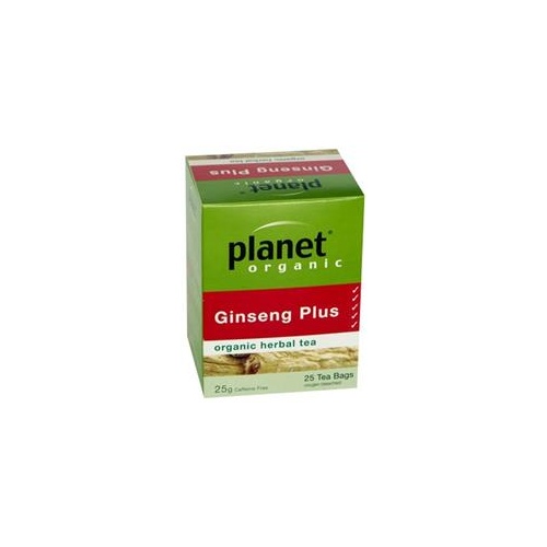 Planet Organics Ginseng Plus Herbal Tea 25 Teabags