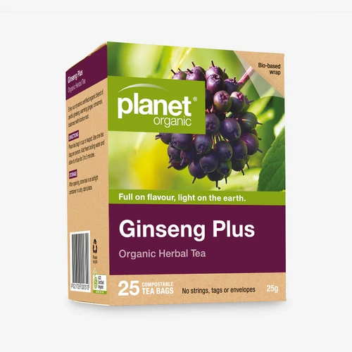 Planet Organic Ginseng Plus 25 Teabags