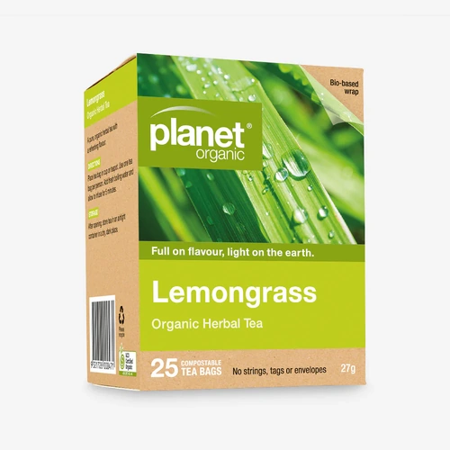 Planet Organic Lemongrass 25 Teabags